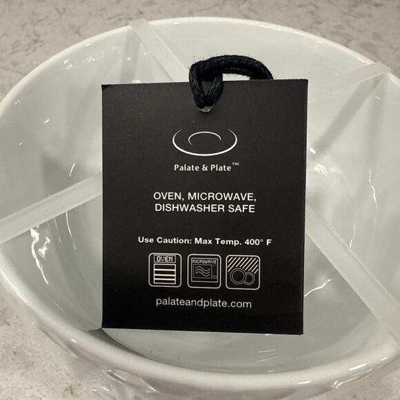 Set 4 HONEYCOMB / BEEHIVE Textured 5 x 2.5” Premium Porcelain Bowls Dip Sauce - Picture 3 of 5